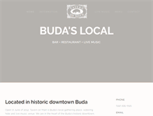 Tablet Screenshot of budatavern.com